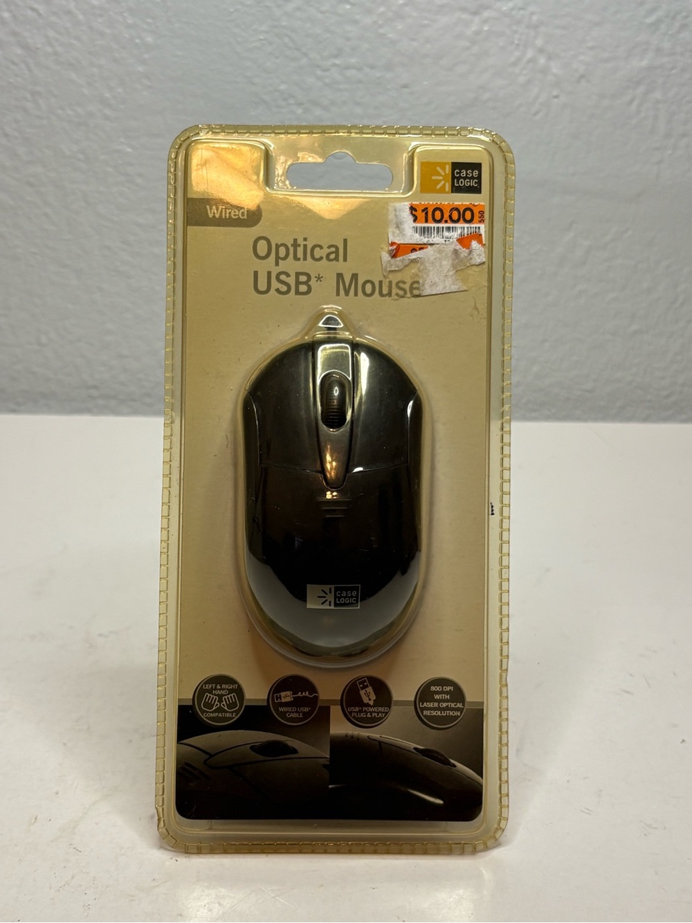Black Optical USB Wired Mouse